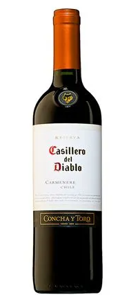 VINHO TINTO CASILLERO DEL DIABLO CARMENERE 750ML