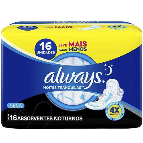ABS ALWAYS NOTURNO ECON SECA ABAS 16UN