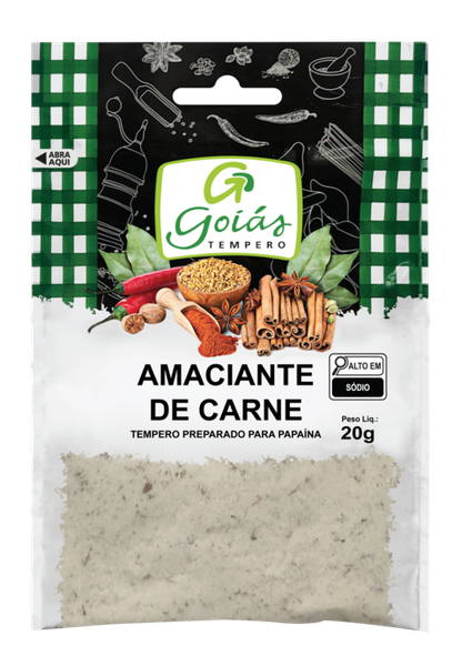 AMACIANTE DE CARNES GOIAS TEMPEROS 20G