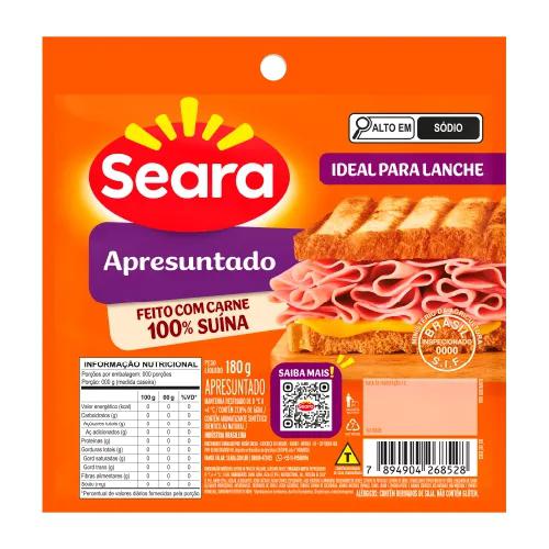 APRESUNTADO SEARA FATIADO 180G