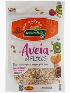 AVEIA NATURAL LIFE FLOCOS SEM GLUTEN 165G