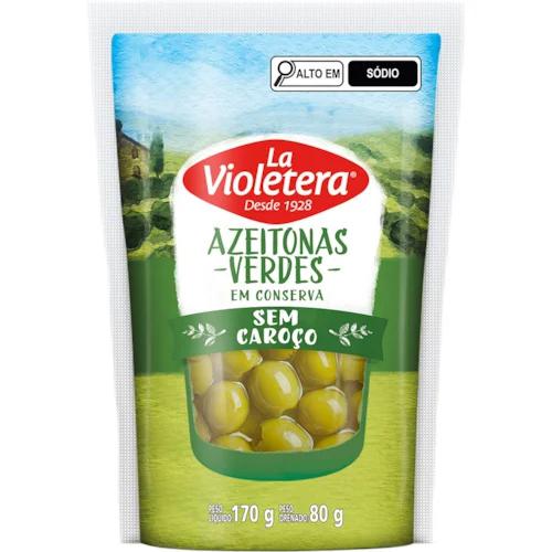 AZEITONA LA VIOLETERA VERDE S CAROCO SC 80G
