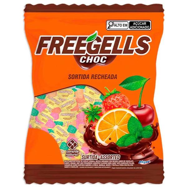 BALA FREEGELLS CHOCO SORTIDAS RECHEADA 475G