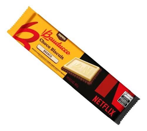 BISCOITO BAUDUCCO CHOCO BISCUIT BRANCO 80G