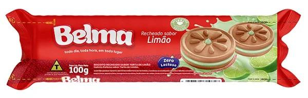 BISCOITO BELMA RECHEADO LIMAO 100G