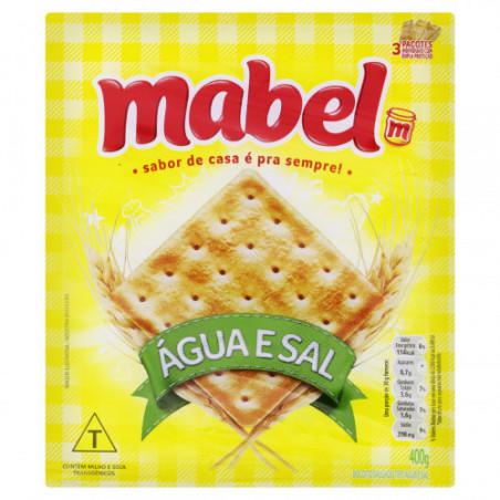 BISCOITO MABEL AGUA E SAL 400G