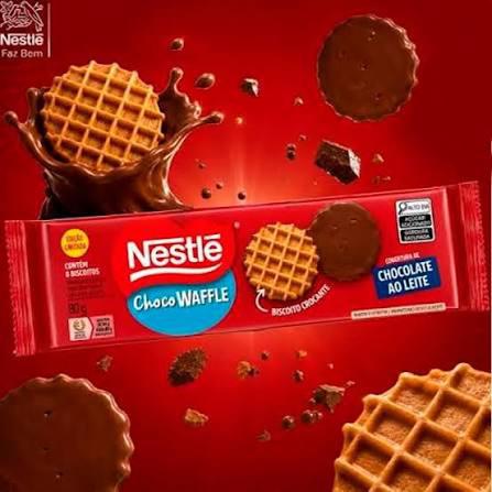 BISCOITO NESTLE CHOCO WAFFLE CHOC AO LEITE 80G