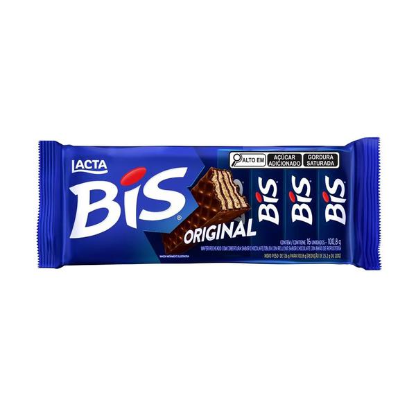 BOMBOM LACTA BIS AO LEITE 100.8G