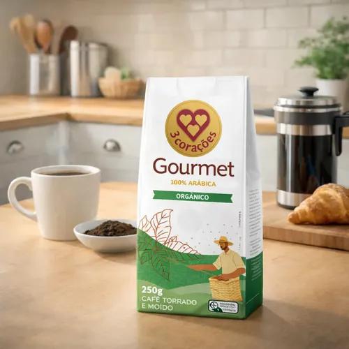 CAFE 3 CORACOES GOURMET ORGANICO 250G