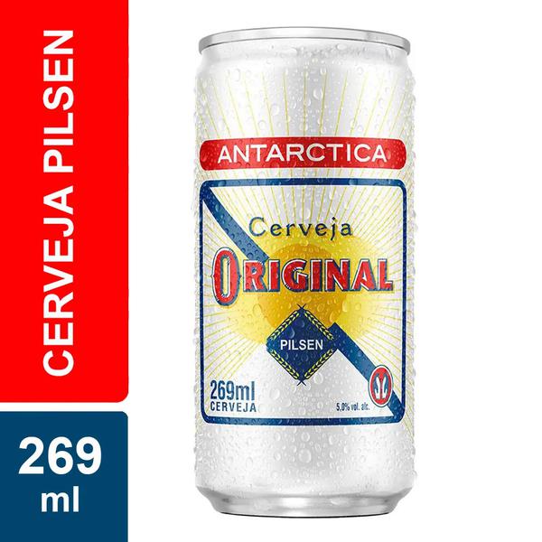 CERVEJA ANTARCTICA ORIGINAL LT 269ML