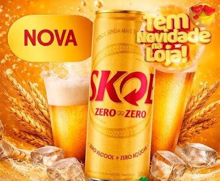 CERVEJA SKOL ZERO ZERO 350ML
