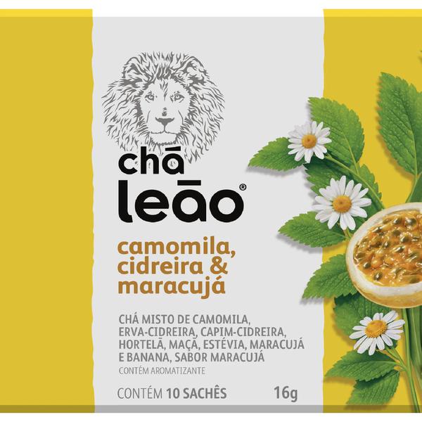 CHA LEAO CAMOMILA CIDREIRA MARACUJA 16G