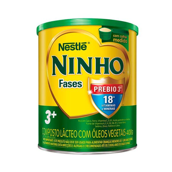 COMPOSTO LACTEO NINHO FASES 3+ 400G