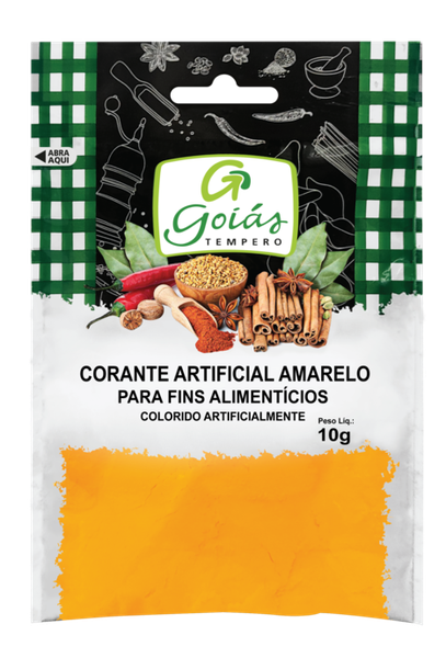 CORANTE GOIAS TEMPEROS AMARELO 10G