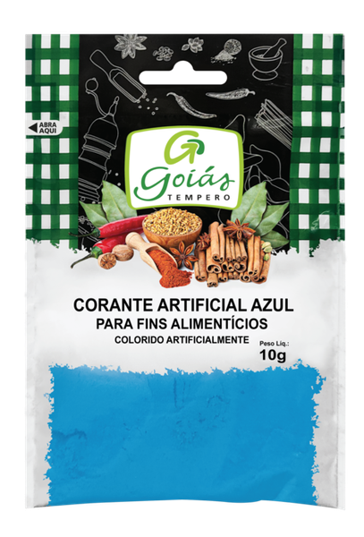 CORANTE GOIAS TEMPEROS AZUL 10G