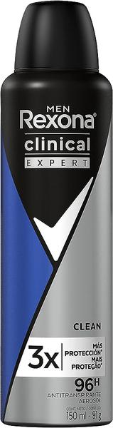 DESODORANTE AERO REXONA MEN CLINICAL CLEAN 150ML