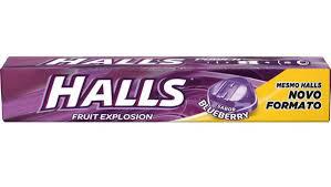 DROPS HALLS BLUEBERRY 28G