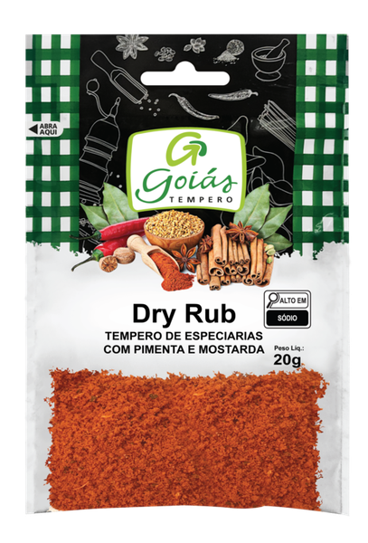 DRY RUB GOIAS TEMPEROS 20G