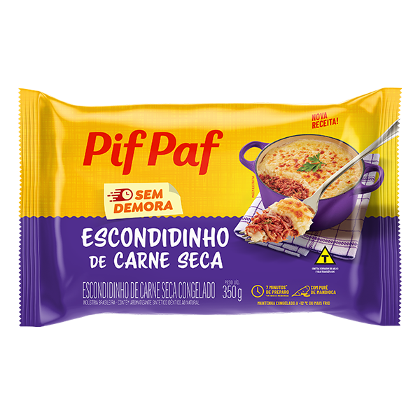 ESCONDIDINHO PIF PAF CARNE SECA 350G