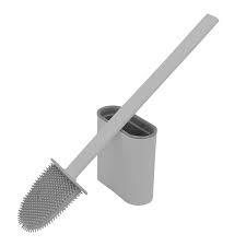 ESCOVA SANITARIA ASA SILICONE COM BASE