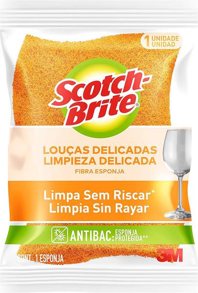 ESPONJA SCOTCH BRITE LOUCAS DELICADAS UN
