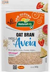 FARELO DE AVEIA NATURAL LIFE OAT BRAN 165G