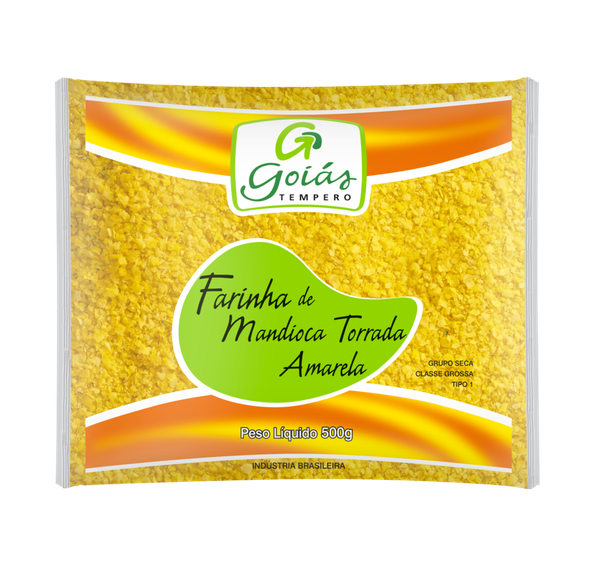 FARINHA DE MANDIOCA GOIAS TEMPEROS TORR AM 500G