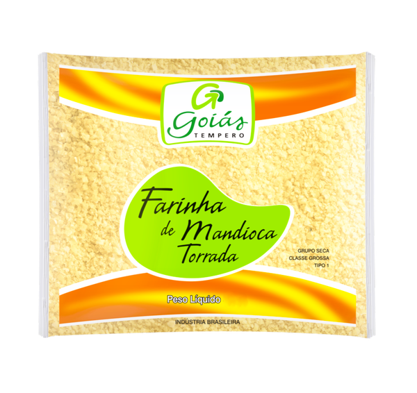 FARINHA DE MANDIOCA TORRADA GOIAS TEMPEROS 250G