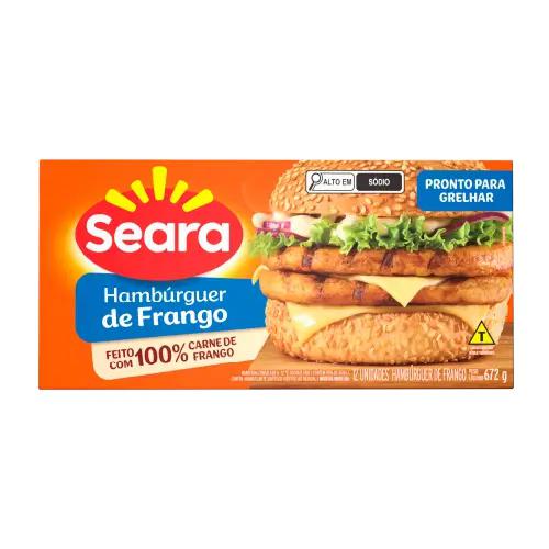 HAMBURGUER SEARA FRANGO 672G