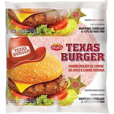 HAMBURGUER TEXAS BURGER TRADICIONAL 90G