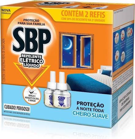 INSETICIDA SBP ELETRICO 45N SUAVE 2UN 35ML
