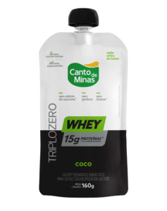IOGURTE CANTO DE MINAS WHEY15G COCO 160G