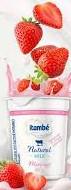 IOGURTE ITAMBE NATURAL MILK MORANGO INT 160G