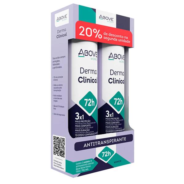 KIT DESOD AERO ABOVE WO DERMA CLINICAL 150ML 2UN