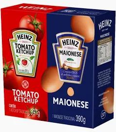 KIT HEINZ KETCHUP 397G E MAIONESE 390G 2EM1