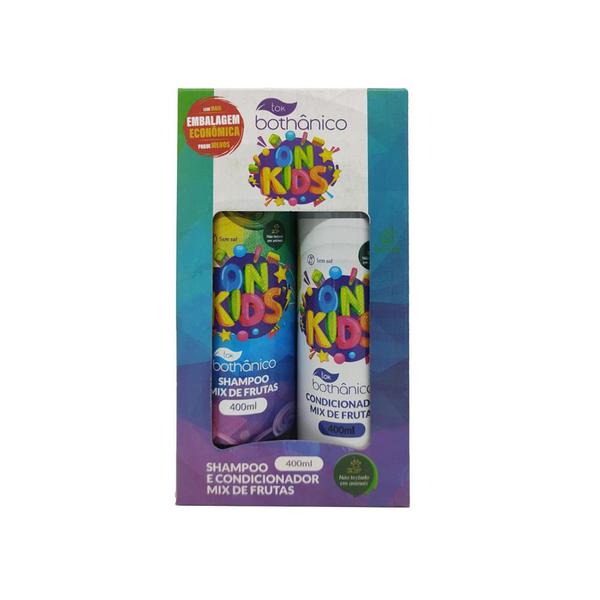 KIT TOK BOTH ON KIDS  SHA COND MIX FRUTAS 400ML