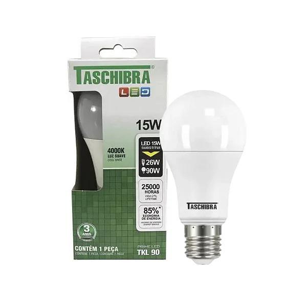 LAMPADA TASCHIBRA LED LUZ SUAVE 15W