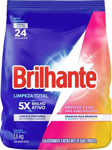 LAVA ROUPAS BRILHANTE LIMP TOTAL SC 1.6KG