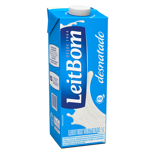 LEITE LEITBOM DESNATADO 1L