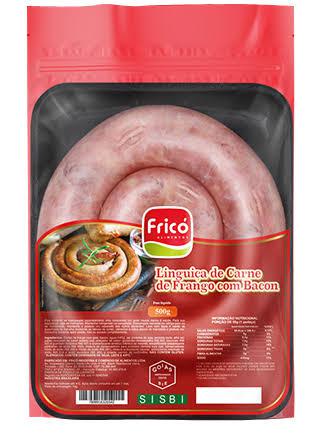 LINGUICA FRICO FRANGO COM BACON 500G