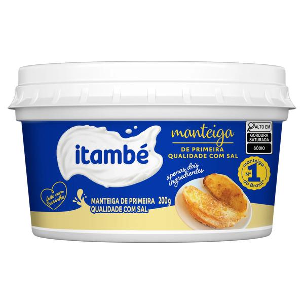 MANTEIGA ITAMBE ZERO LACTOSE COM SAL 200G