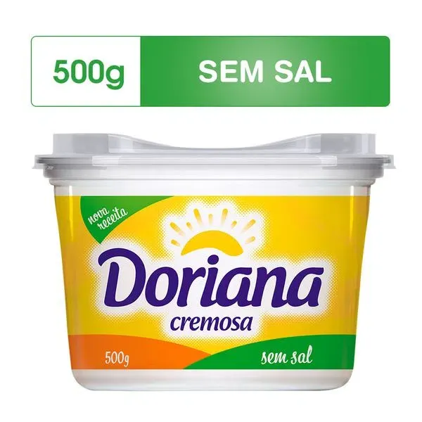 MARGARINA DORIANA SEM SAL 500G