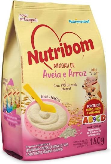 MINGAU NUTRIBOM AVEIA E ARROZ 180G