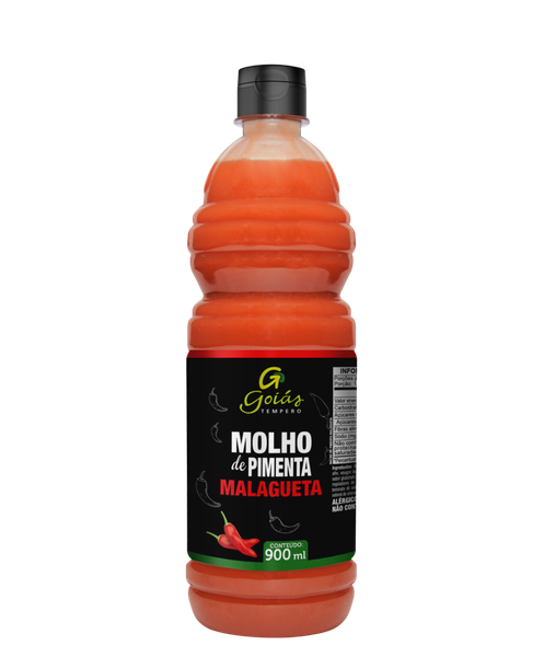 MOLHO GOIAS TEMPEROS PIM MALAGUETA 900ML