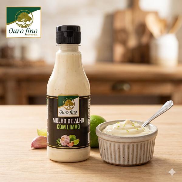 MOLHO OURO FINO ALHO COM LIMAO 145ML