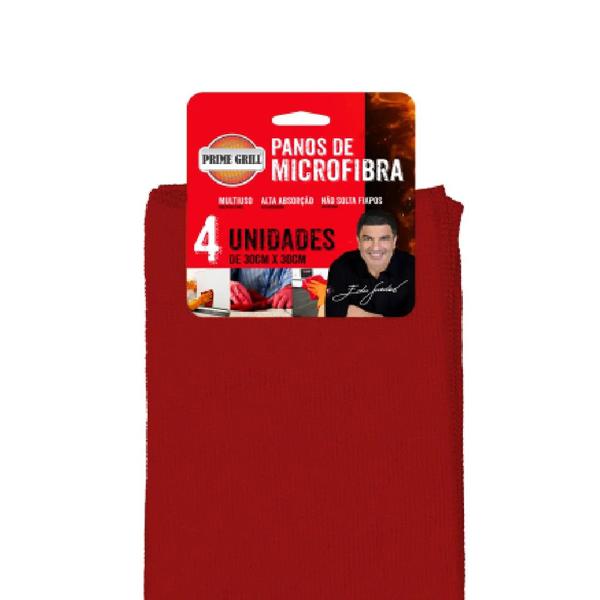 PANO PRIME GRILL MICRO FIBRA 30X30 4UN