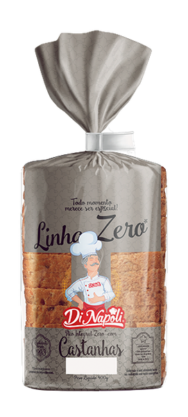 PAO DI NAPOLI INTEGRAL ZERO CASTANHAS 500G