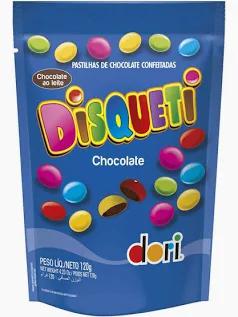 PASTILHA DORI DISQUETI CHOCOLATE 120G
