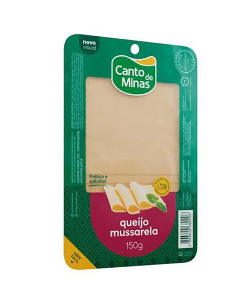 QUEIJO MUSSARELA CANTO DE MINAS FATIADO 150G