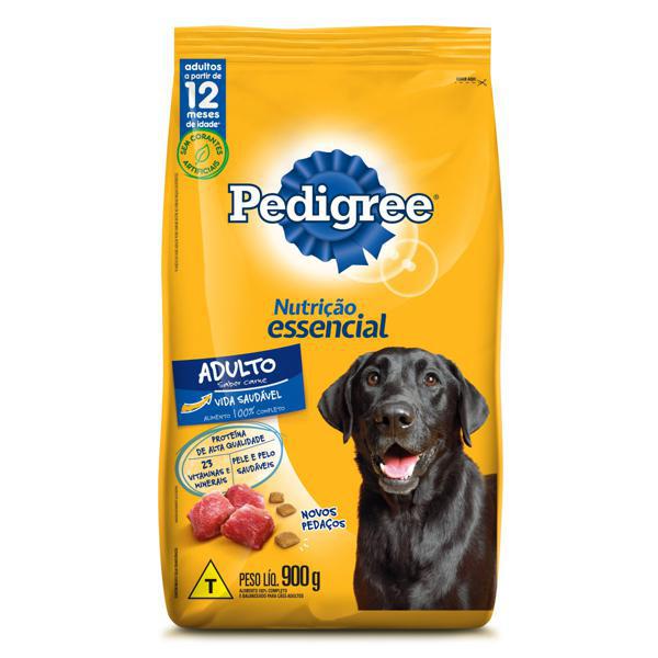 RACAO PEDIGREE NUT ESSENCIAL CARNE 900G
